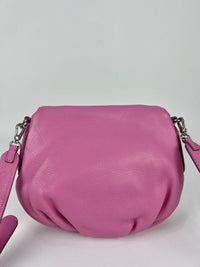 Pink Mini Leather Natasha Crossbody Bag