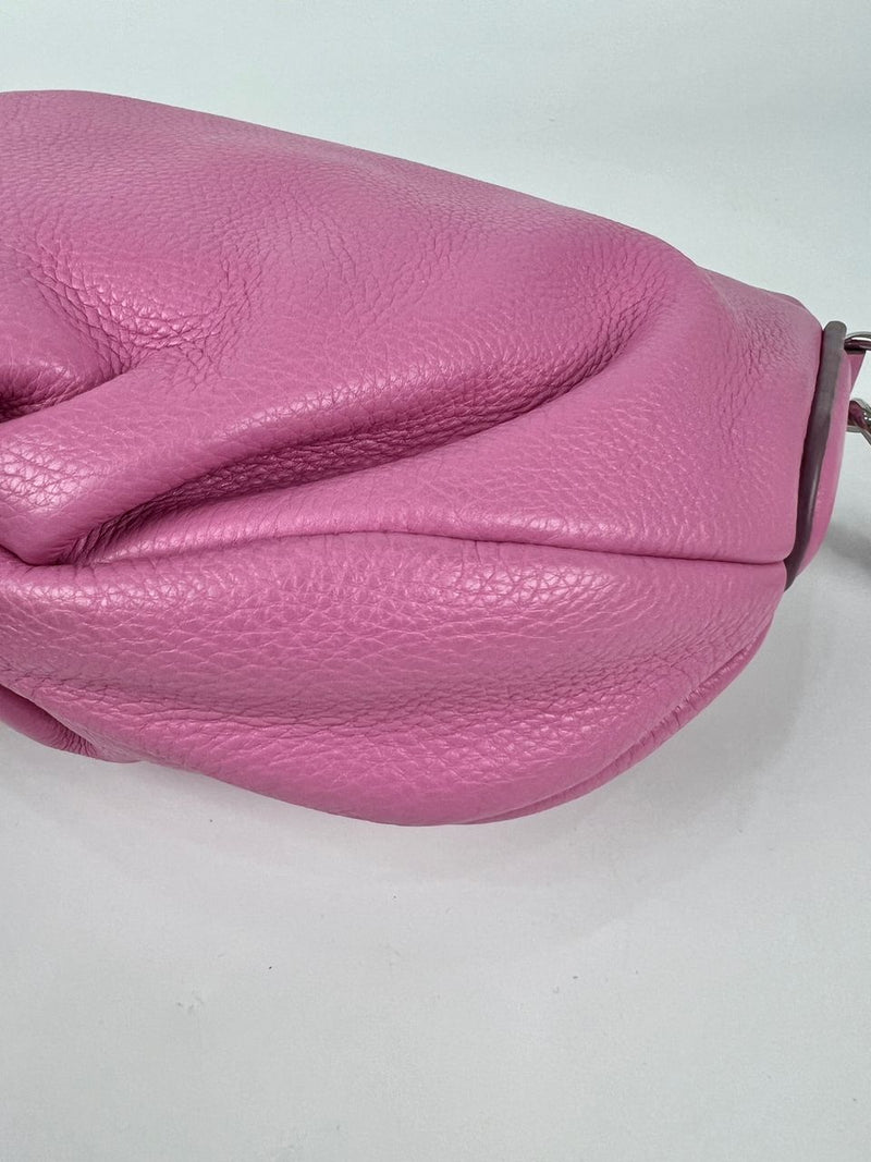 Pink Mini Leather Natasha Crossbody Bag