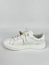 Day Sneaker in White Calfskin with Kelly Buckle Size 36