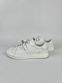 Day Sneaker in White Calfskin with Kelly Buckle Size 36