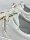 Day Sneaker in White Calfskin with Kelly Buckle Size 36