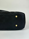 A91046 Large Black Caviar Leather Timeless Tote Bag GHW