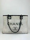 Grey Canvas Small Deauville Tote