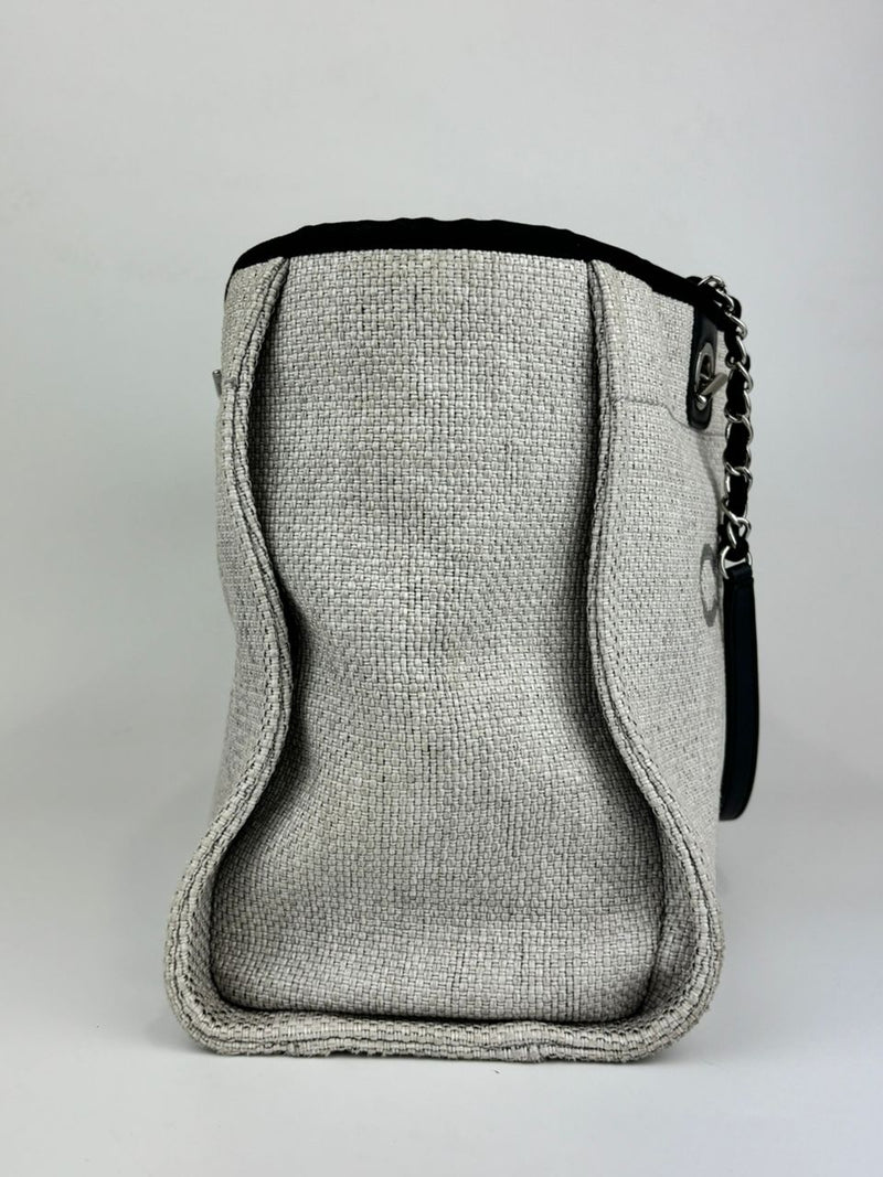 Grey Canvas Small Deauville Tote