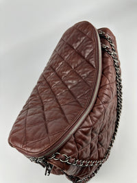 Seasonal Burgundy Quilted Lambskin Bag 2010 Collection RHW