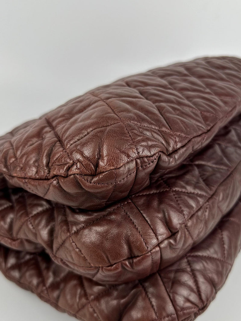 Seasonal Burgundy Quilted Lambskin Bag 2010 Collection RHW