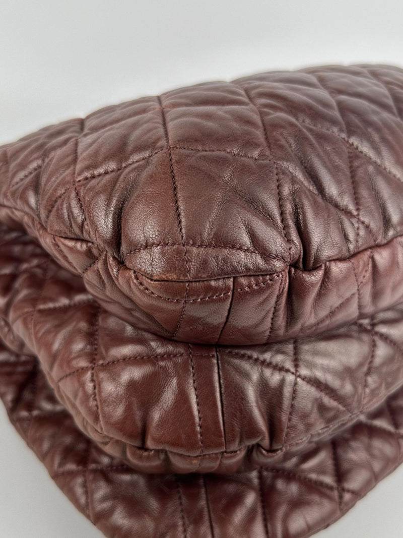 Seasonal Burgundy Quilted Lambskin Bag 2010 Collection RHW