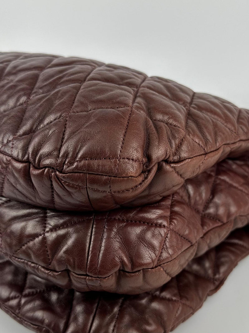 Seasonal Burgundy Quilted Lambskin Bag 2010 Collection RHW