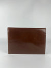 Vintage Brown Envelope Clutch