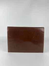 Vintage Brown Envelope Clutch