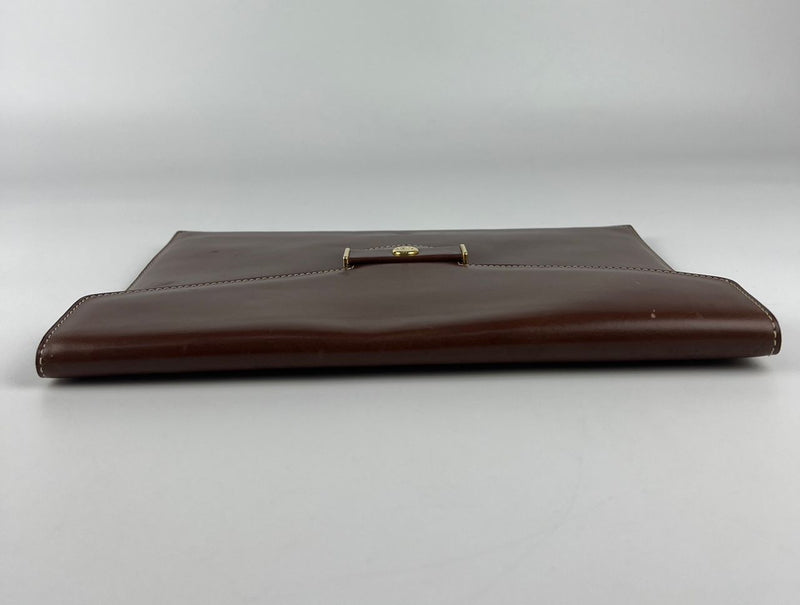 Vintage Brown Envelope Clutch