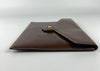 Vintage Brown Envelope Clutch