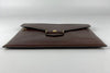 Vintage Brown Envelope Clutch