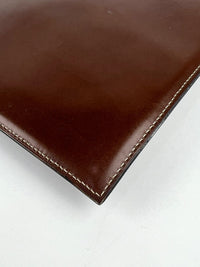 Vintage Brown Envelope Clutch