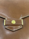 Vintage Brown Envelope Clutch