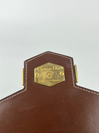 Vintage Brown Envelope Clutch