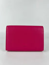 Pink Pebbled Leather Dionysus Mini Wallet on Chain Bag