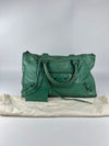 Vert Sauge Lambskin Leather Motorcycle Work Bag&nbsp;