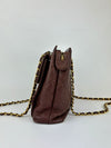 Vintage Brown Caviar CC Turnlock Flap Long Shoulder Chain Bag