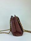 Vintage Brown Caviar CC Turnlock Flap Long Shoulder Chain Bag