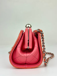 Pink Patent Lady Clutch with Chain SHW