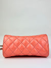 Pink Patent Lady Clutch with Chain SHW