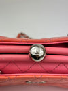 Pink Patent Lady Clutch with Chain SHW