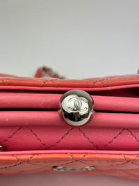 Pink Patent Lady Clutch with Chain SHW