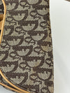 Vintage Saddle in Brown Logo Jacquard