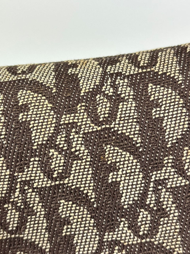 Vintage Saddle in Brown Logo Jacquard