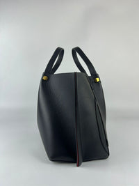 Black Calfskin V Logo Escape Tote&nbsp;