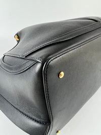 Black Calfskin V Logo Escape Tote&nbsp;