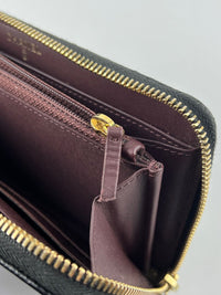 Classic Zip Around Long Wallet in Black Caviar GHW