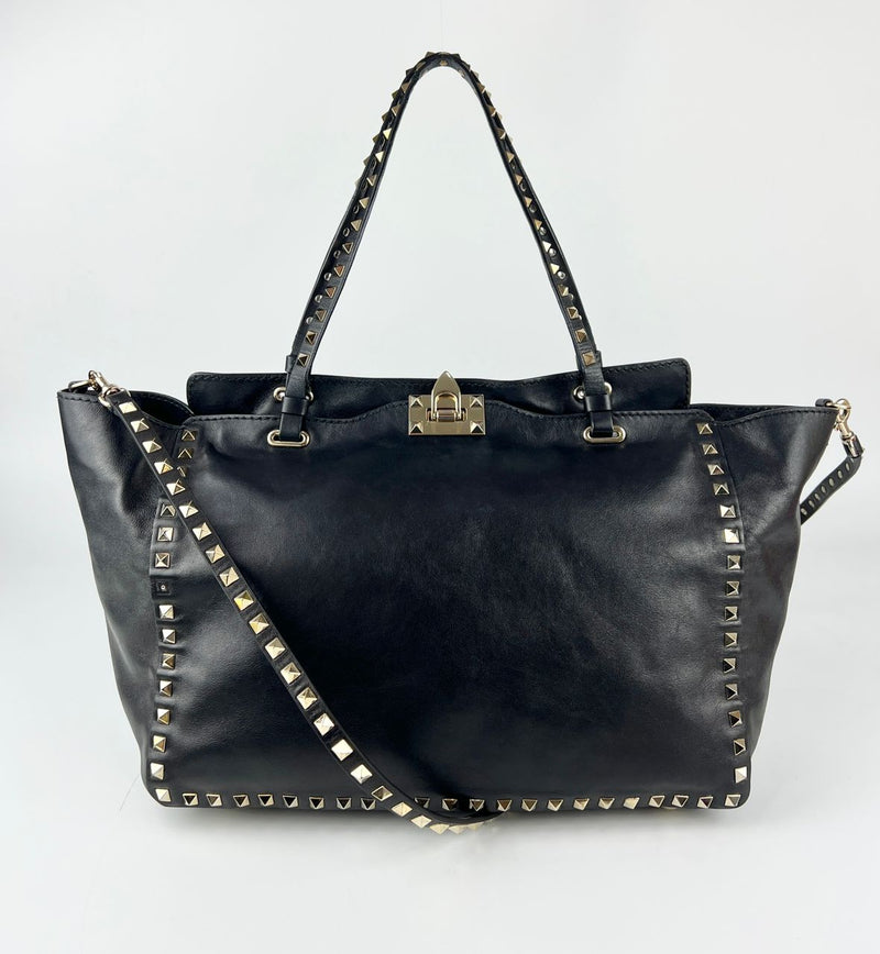 Rockstud Trapeze Black Lambskin BS-D9700BOL3