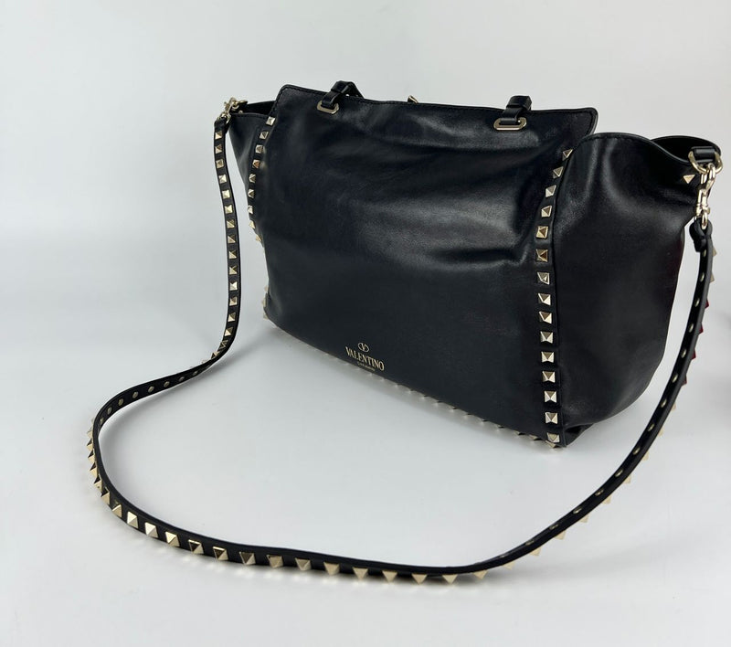 Rockstud Trapeze Black Lambskin BS-D9700BOL3