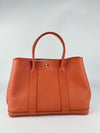 Garden Party 36 Tote in Orange Clemence