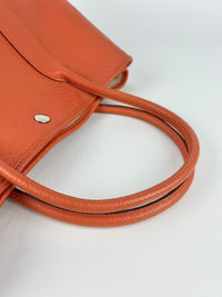 Garden Party 36 Tote in Orange Clemence