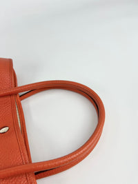 Garden Party 36 Tote in Orange Clemence