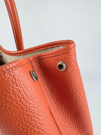 Garden Party 36 Tote in Orange Clemence