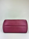 Magenta Leather Small Swing Tote