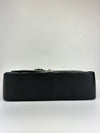 A58600 Black Caviar Classic Jumbo Flap Bag SHW