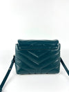 Toy Loulou in Green Quilted Leather