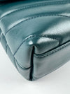 Toy Loulou in Green Quilted Leather