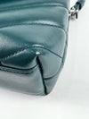 Toy Loulou in Green Quilted Leather