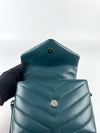 Toy Loulou in Green Quilted Leather