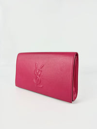 361120 Belle De Jour Clutch in Dark Pink&nbsp;