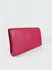 361120 Belle De Jour Clutch in Dark Pink&nbsp;