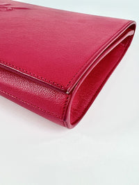 361120 Belle De Jour Clutch in Dark Pink&nbsp;