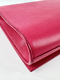 361120 Belle De Jour Clutch in Dark Pink&nbsp;