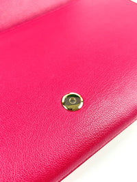 361120 Belle De Jour Clutch in Dark Pink&nbsp;